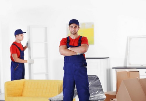 Packing and loading household items carefully for a Belgravia home relocation