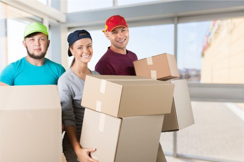 Local moving service supporting a Belgravia residential relocation