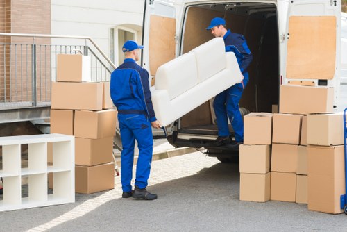 Furniture pick-up service for a Belgravia home with careful access planning