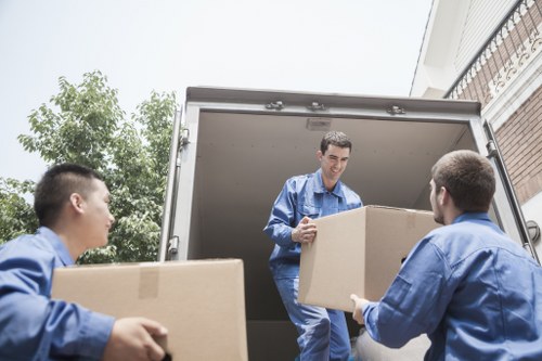 Man with van service supporting a move in Belgravia with local street access