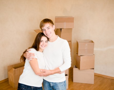 Packing and transport support for office equipment and furniture