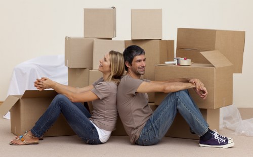 Loading and transport conditions for a man and van service