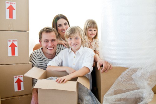 Commercial removals setup for an office move in Belgravia