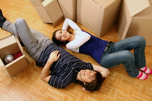Careful loading of household items for a same day relocation in Belgravia